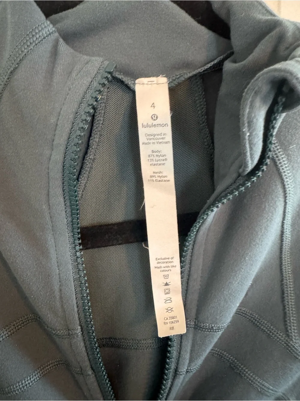 lululemon athletica Teal Zip-Up Utility Jacket